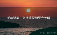 千年谜案：张津瑜视频至今无解