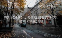 冷知识分享：丁冬影视 影音先锋你知道吗 · 特辑2556
