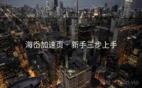 海岙加速页 · 新手三步上手