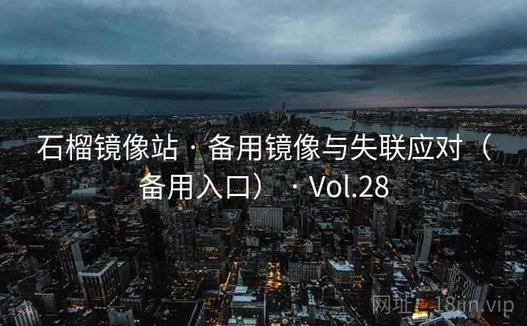 石榴镜像站 · 备用镜像与失联应对（备用入口） · Vol.28
