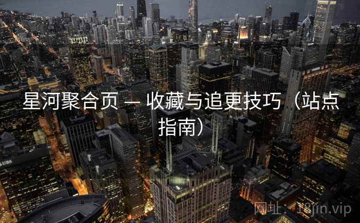 星河聚合页 — 收藏与追更技巧（站点指南）