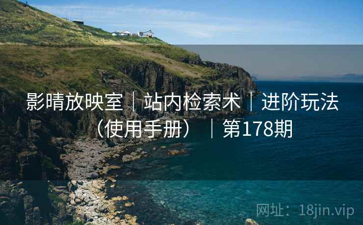影晴放映室｜站内检索术｜进阶玩法（使用手册）｜第178期